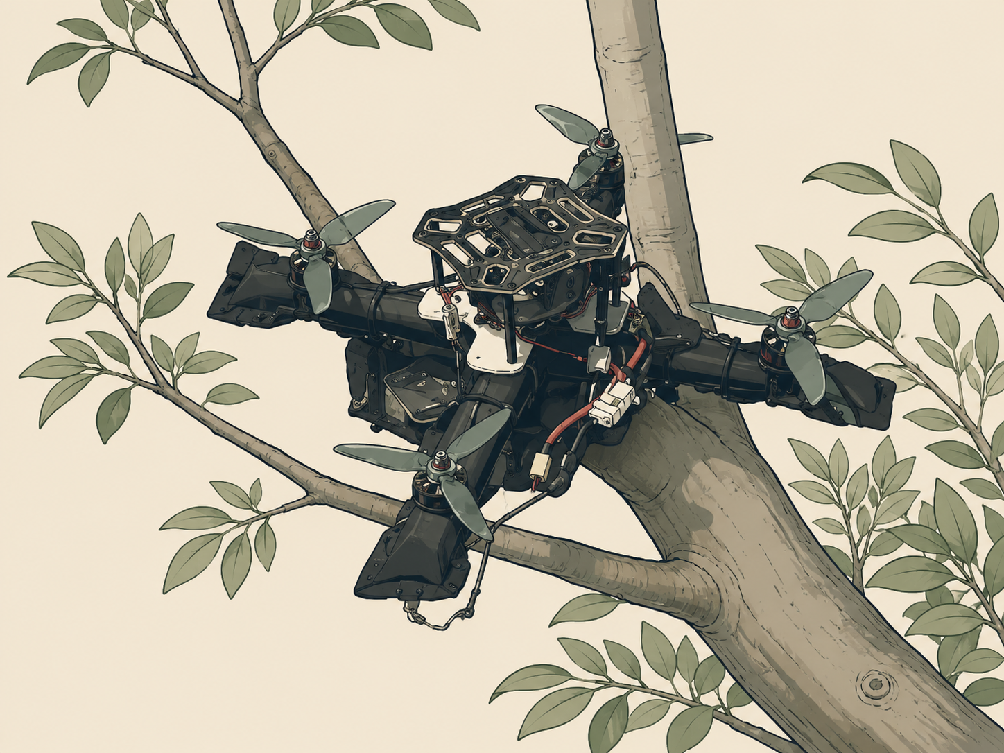 Soft-Bodied Aerial Robot for Collision Resilience and Contact-Reactive Perching preview